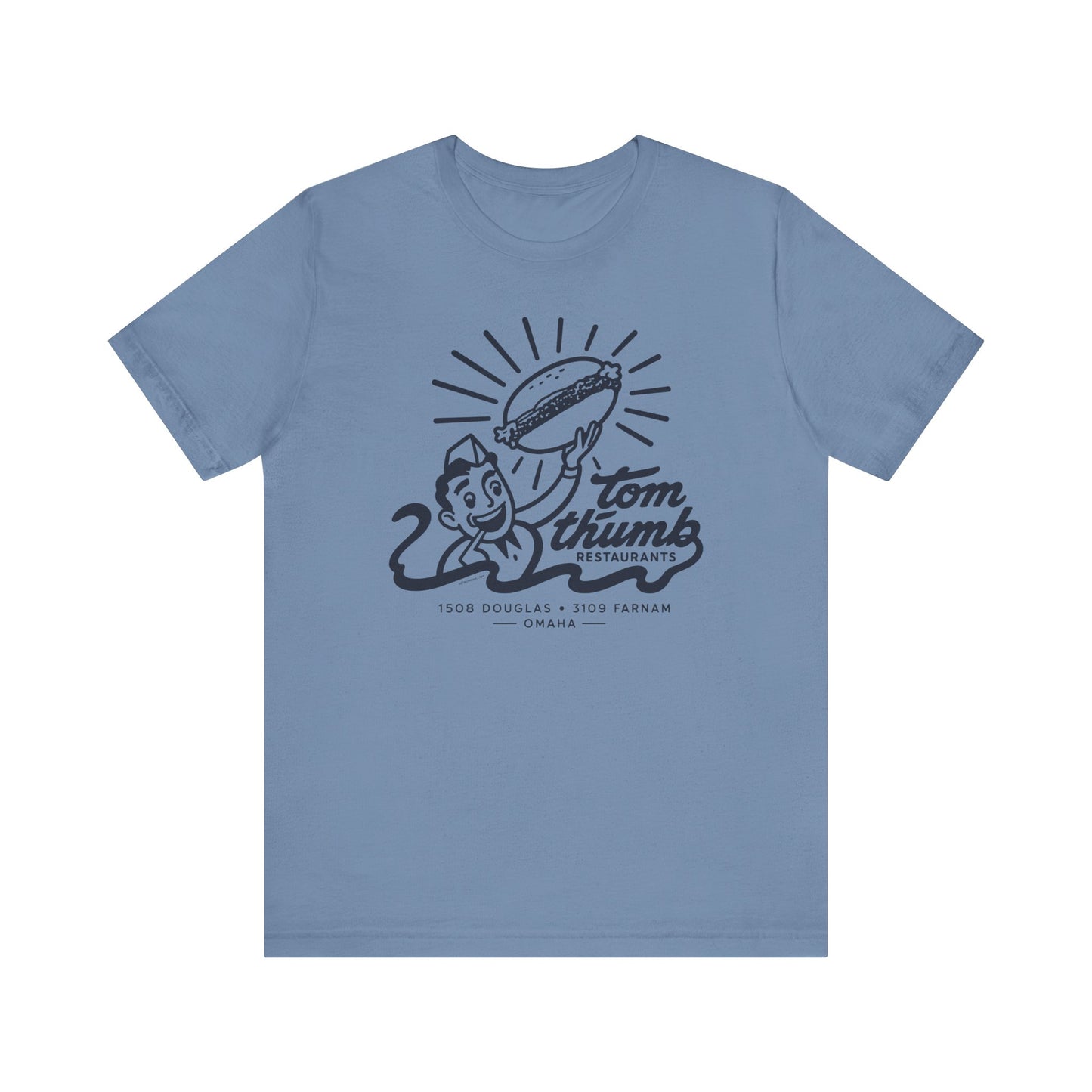 TOM THUMB RESTAURANTS Unisex Jersey Short Sleeve Tee