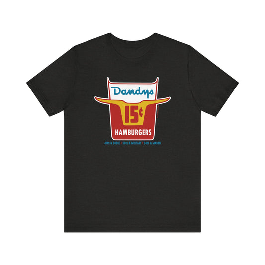 DANDY'S HAMBURGERS Short Sleeve Tee