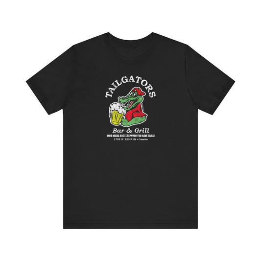 TAILGATORS BAR & GRILL Unisex Jersey Short Sleeve Tee