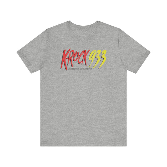 K-ROCK 93.3 FM Unisex Jersey Short Sleeve Tee