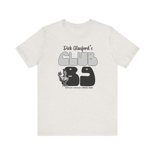 DICK GLASFORD'S CLUB 89 Short Sleeve Tee