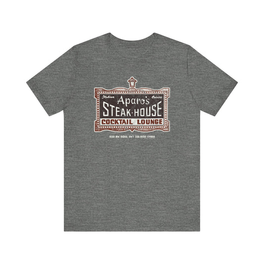 APARO'S STEAKHOUSE Short Sleeve Tee