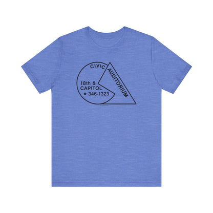 CIVIC AUDITORIUM Unisex Jersey Short Sleeve Tee