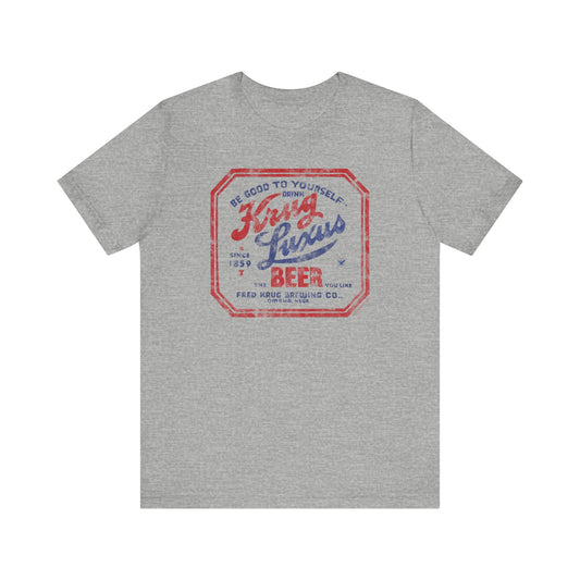 KRUG BREWING - KRUG LUXUS BEER Short Sleeve Tee