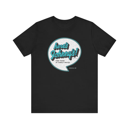 HERE'S JOHNNY'S RESTAURANT Unisex Jersey Short Sleeve Tee