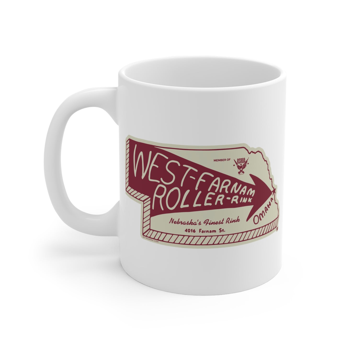 WEST FARNAM ROLLER RINK Mug 11oz