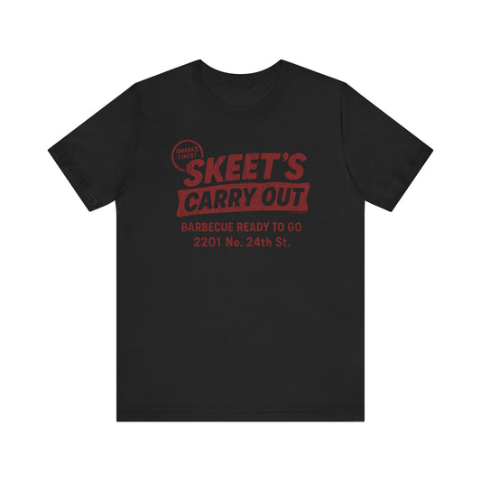 SKEET'S CARRY OUT SIGN Short Sleeve Tee
