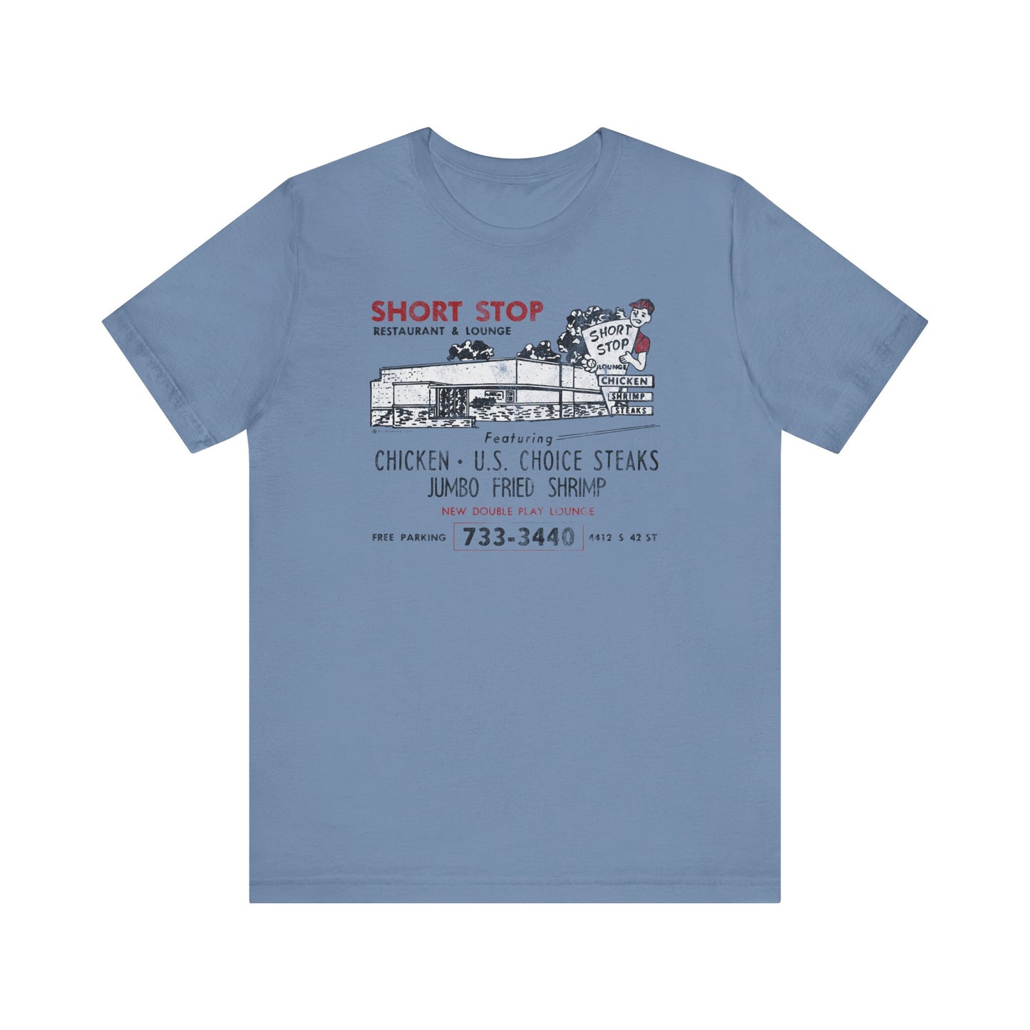 SHORT STOP RESTAURANT & LOUNGE Short Sleeve Tee