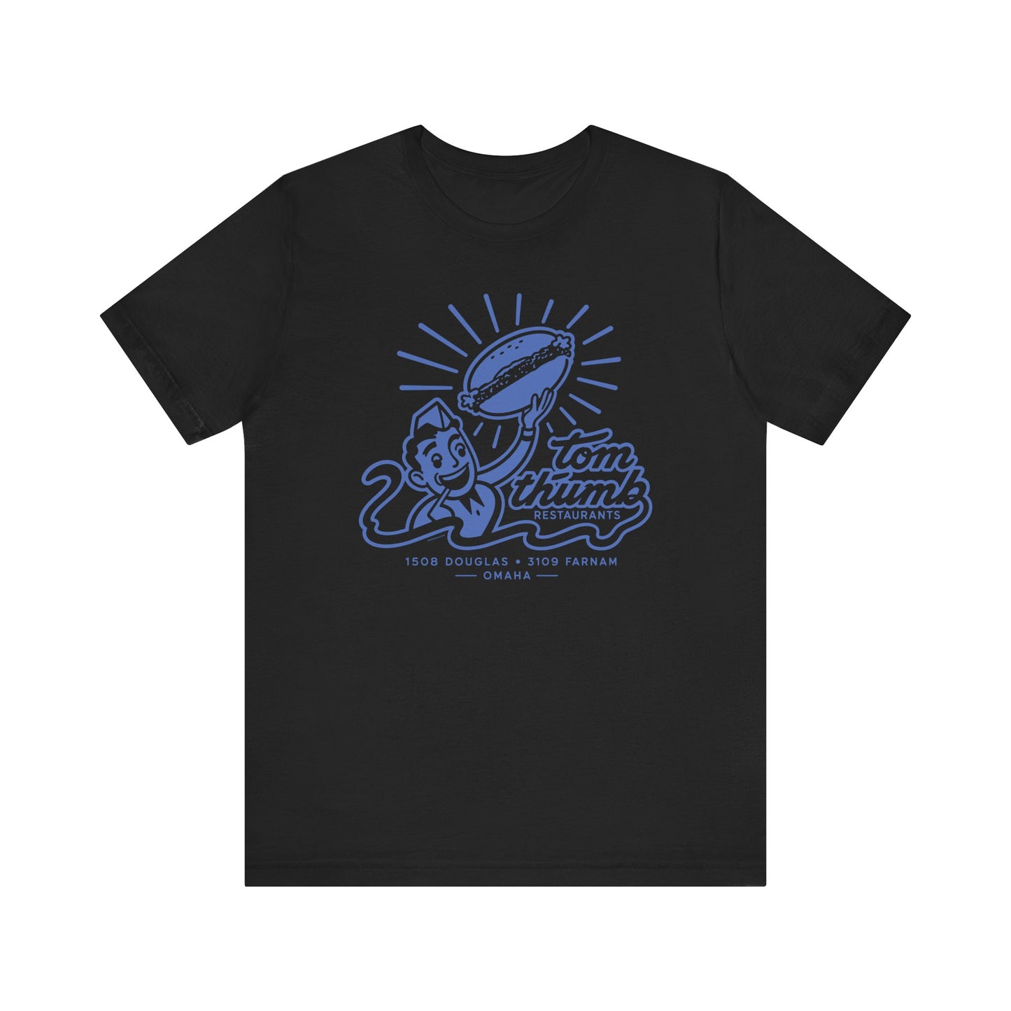 TOM THUMB RESTAURANTS Unisex Jersey Short Sleeve Tee