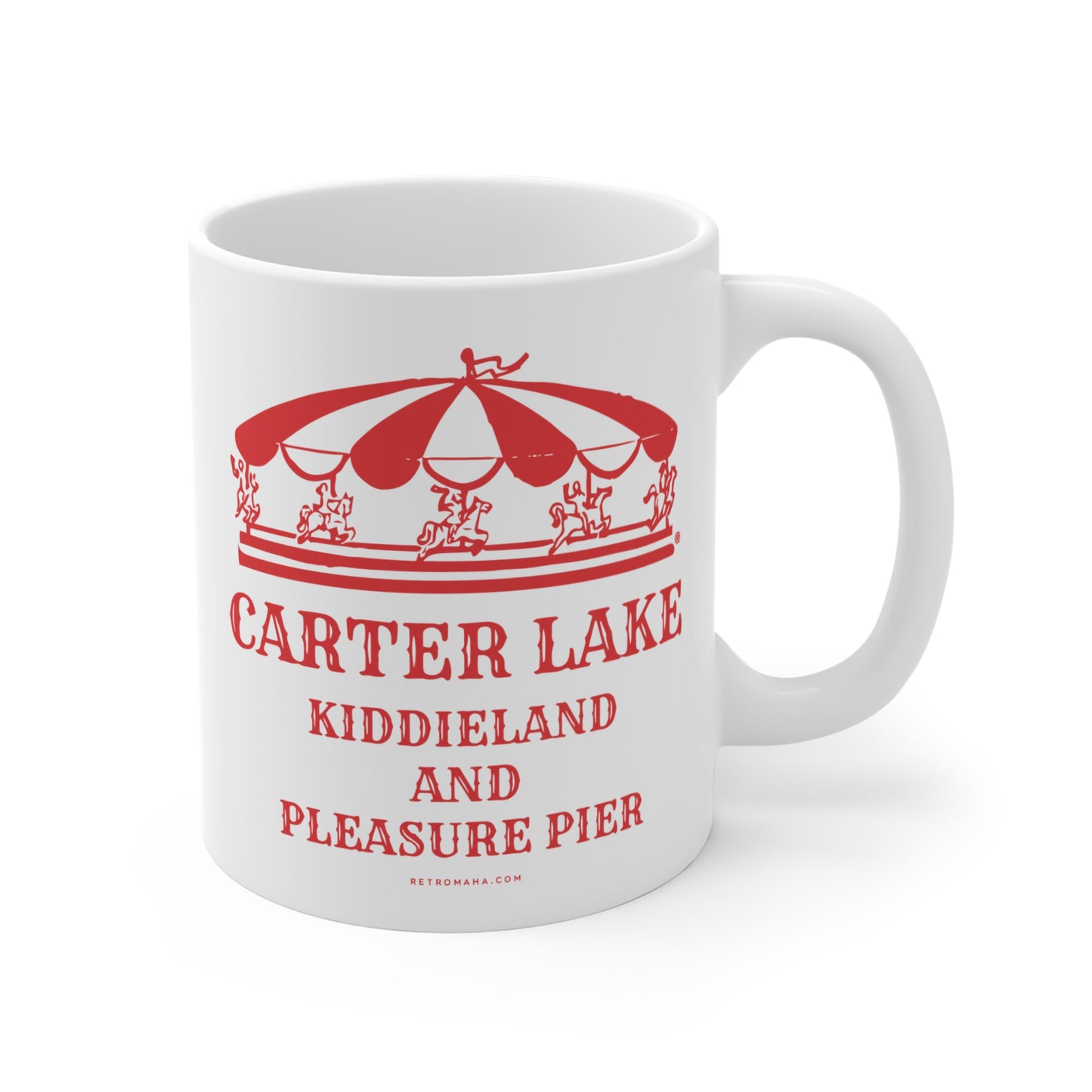 CARTER LAKE KIDDIELAND AND PLEASURE PIER Mug 11oz