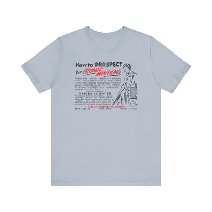 ATOMIC MINERALS (VINTAGE OMAHA AD) Short Sleeve Tee