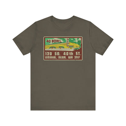 40 BOWL (MATCHBOOK) Short Sleeve Tee