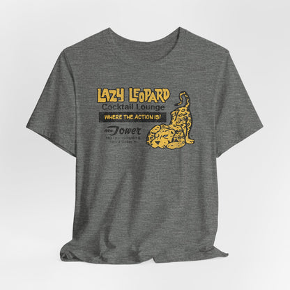 LAZY LEOPARD LOUNGE Tee