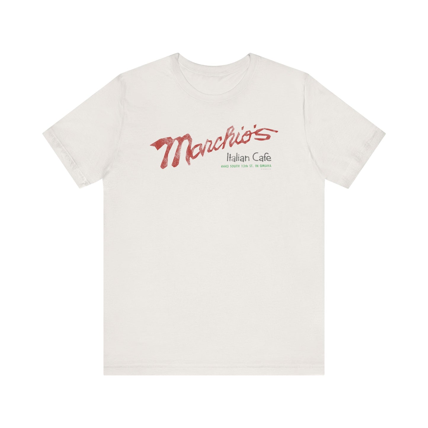 MARCHIO'S ITALIAN CAFE Logotype Short Sleeve Tee