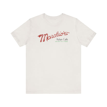 MARCHIO'S ITALIAN CAFE Logotype Short Sleeve Tee