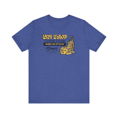 LAZY LEOPARD LOUNGE Tee