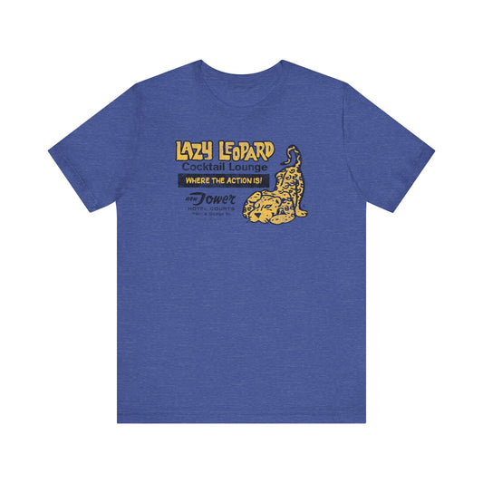 LAZY LEOPARD LOUNGE Tee