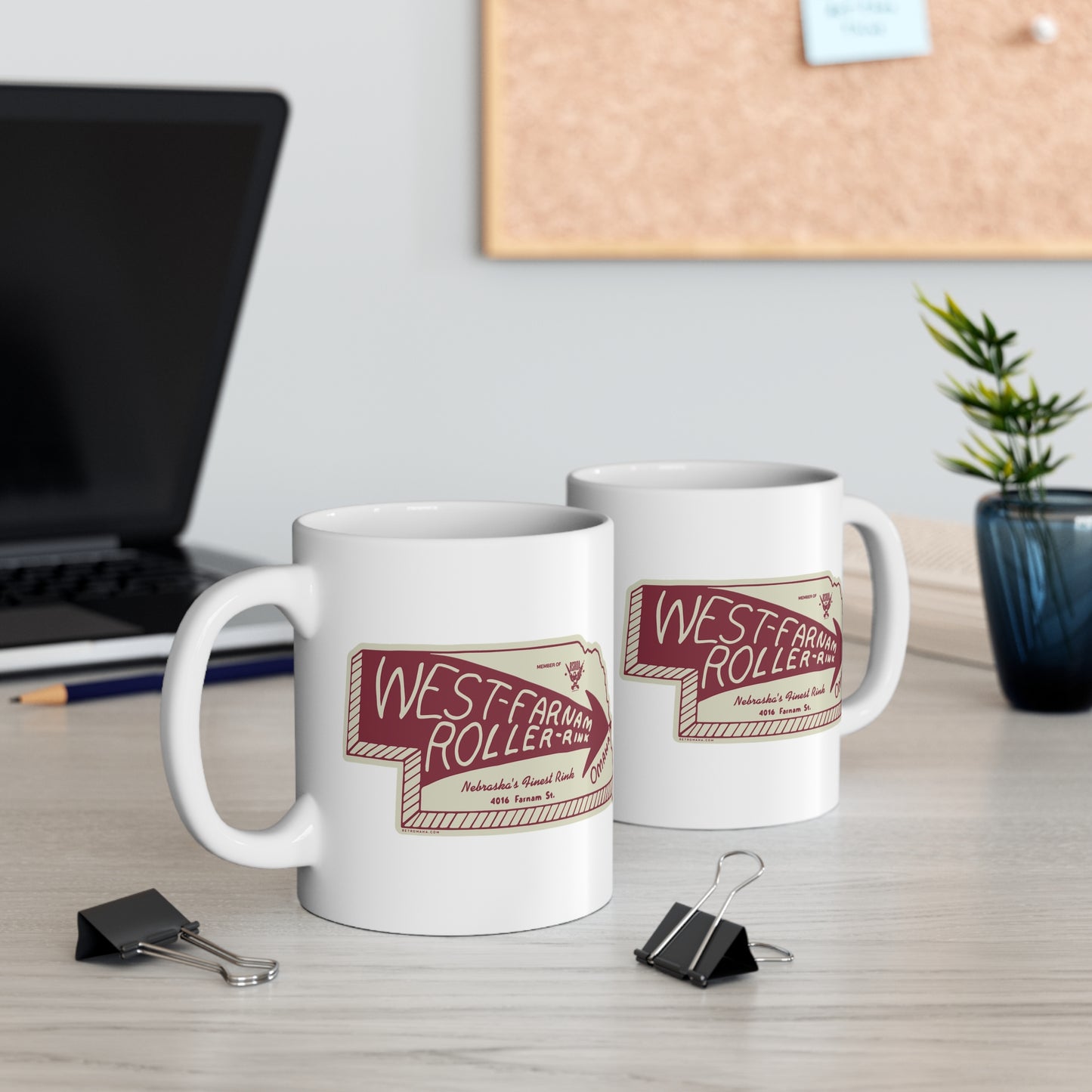 WEST FARNAM ROLLER RINK Mug 11oz