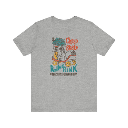 CHEAP SKATE ROLLER RINK Short Sleeve Tee