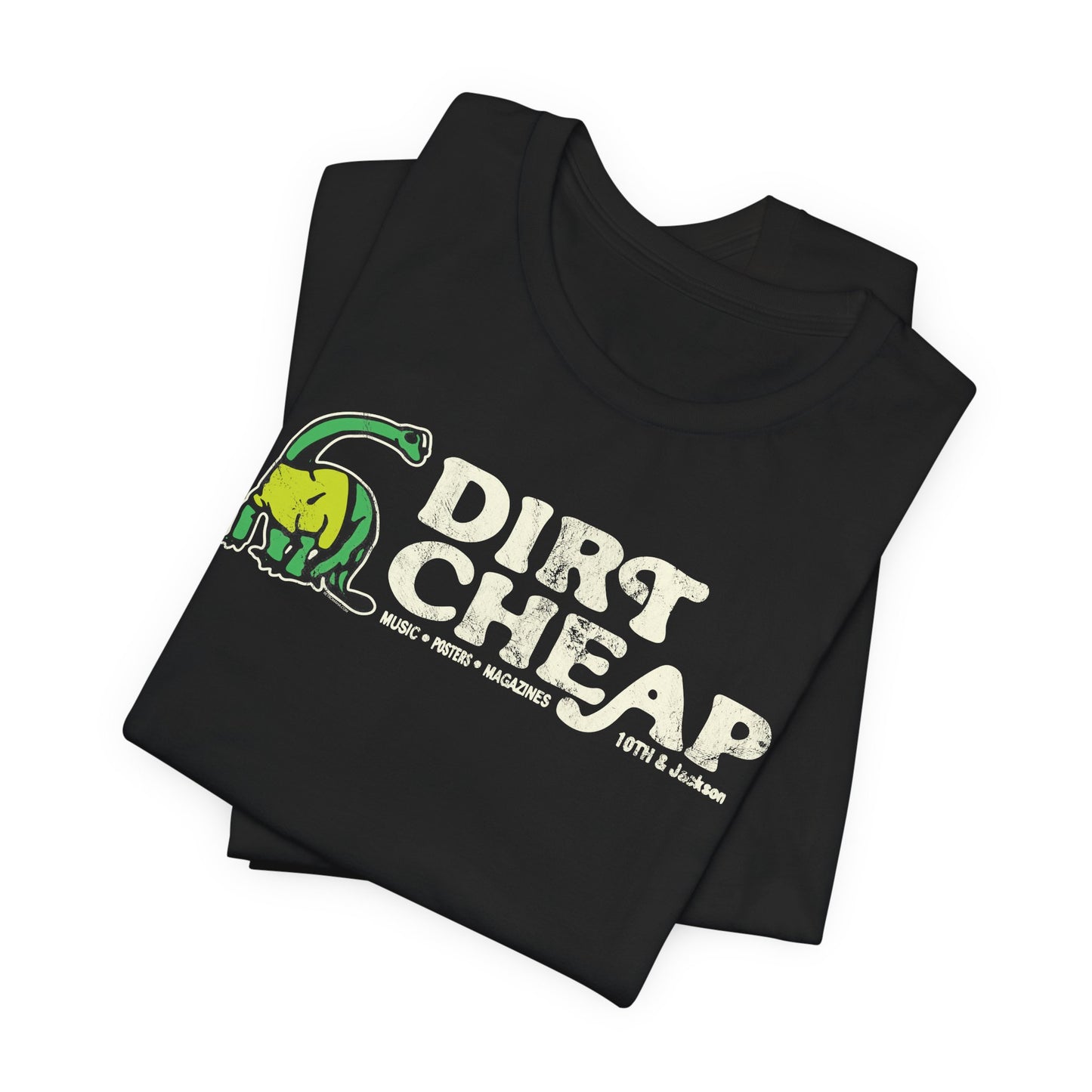 DIRT CHEAP RECORDS & TAPES Short Sleeve Tee