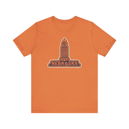NEBRASKA CAPITOL Unisex Jersey Short Sleeve Tee