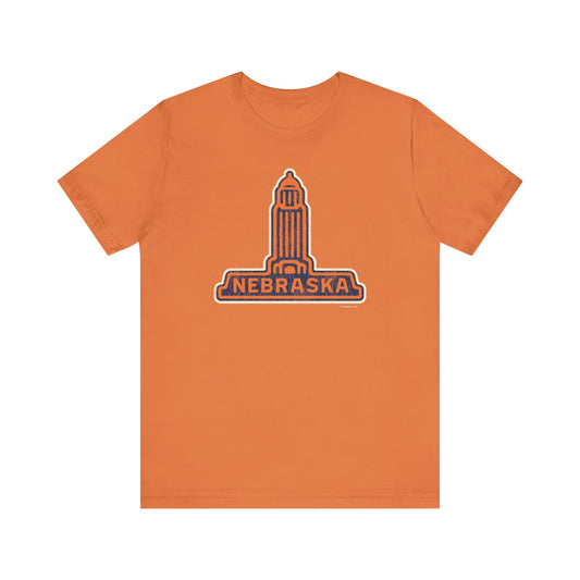 NEBRASKA CAPITOL Unisex Jersey Short Sleeve Tee