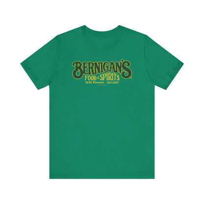 BERNIGAN'S FOOD & SPIRITS Short Sleeve Tee