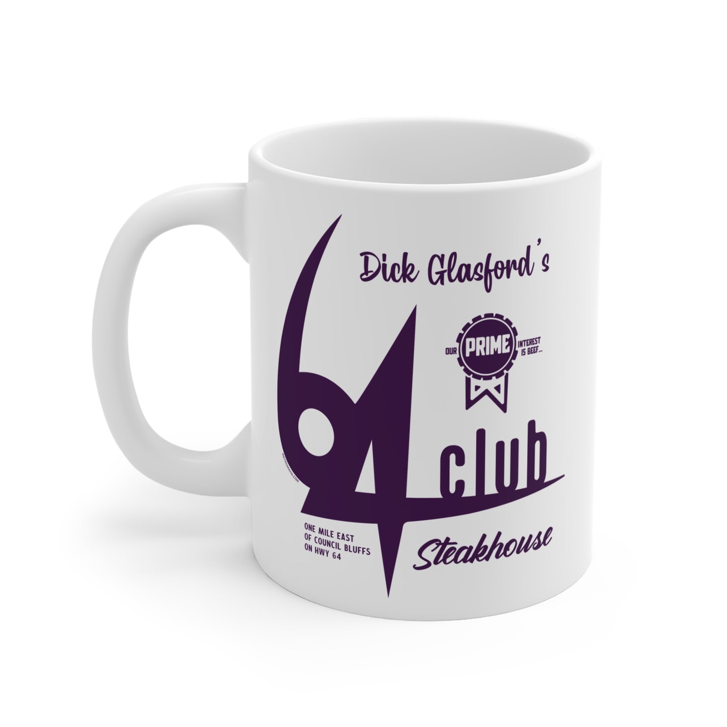 DICK GLASFORD'S CLUB 64 STEAKHOUSE (CB) Mug 11oz