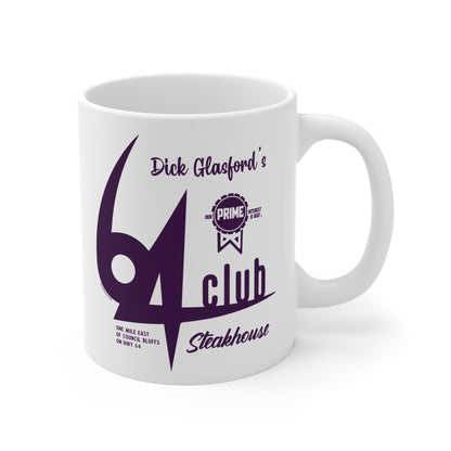 DICK GLASFORD'S CLUB 64 STEAKHOUSE (CB) Mug 11oz