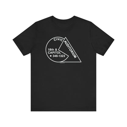 CIVIC AUDITORIUM Unisex Jersey Short Sleeve Tee