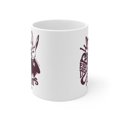 WHITE RABBIT Mug 11oz