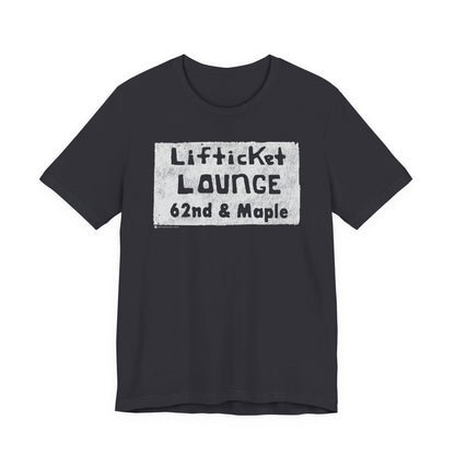LIFTICKET LOUNGE - v2 Short Sleeve Tee