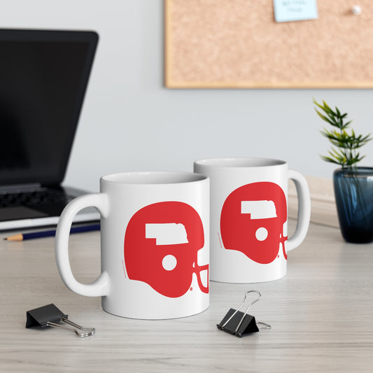 NEBRASKA HELMET Mug 11oz