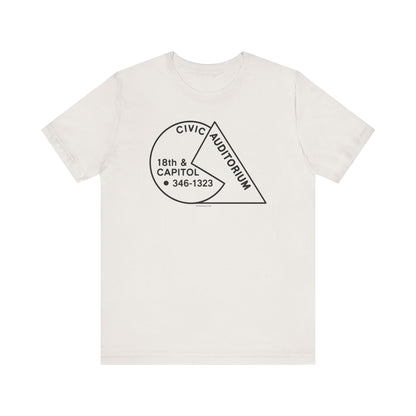 CIVIC AUDITORIUM Unisex Jersey Short Sleeve Tee