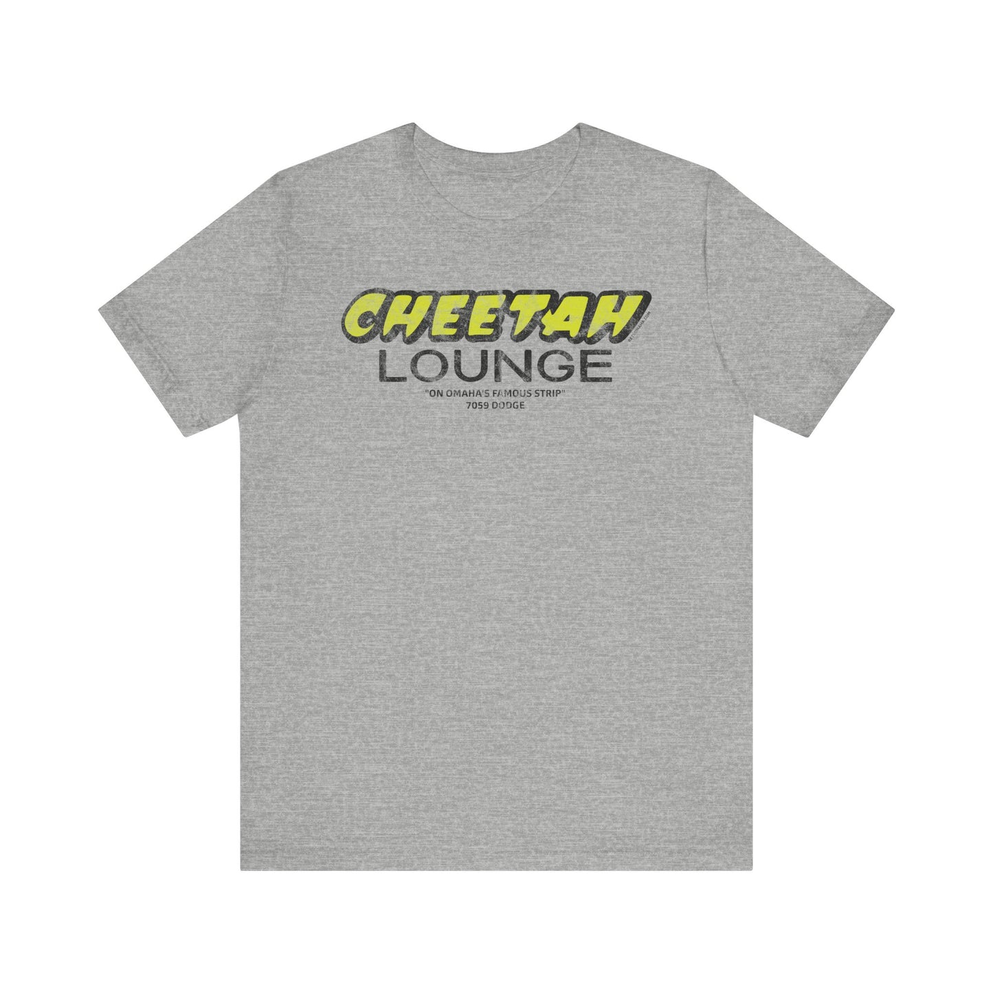 CHEETAH LOUNGE (DISTRESSED DESIGN) Short Sleeve Tee