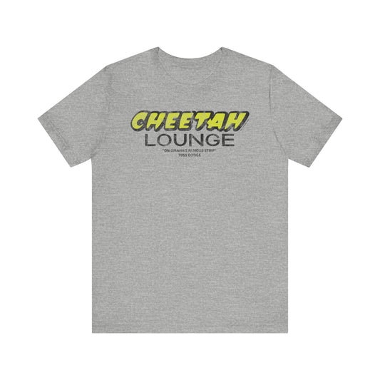 CHEETAH LOUNGE (DISTRESSED DESIGN) Short Sleeve Tee