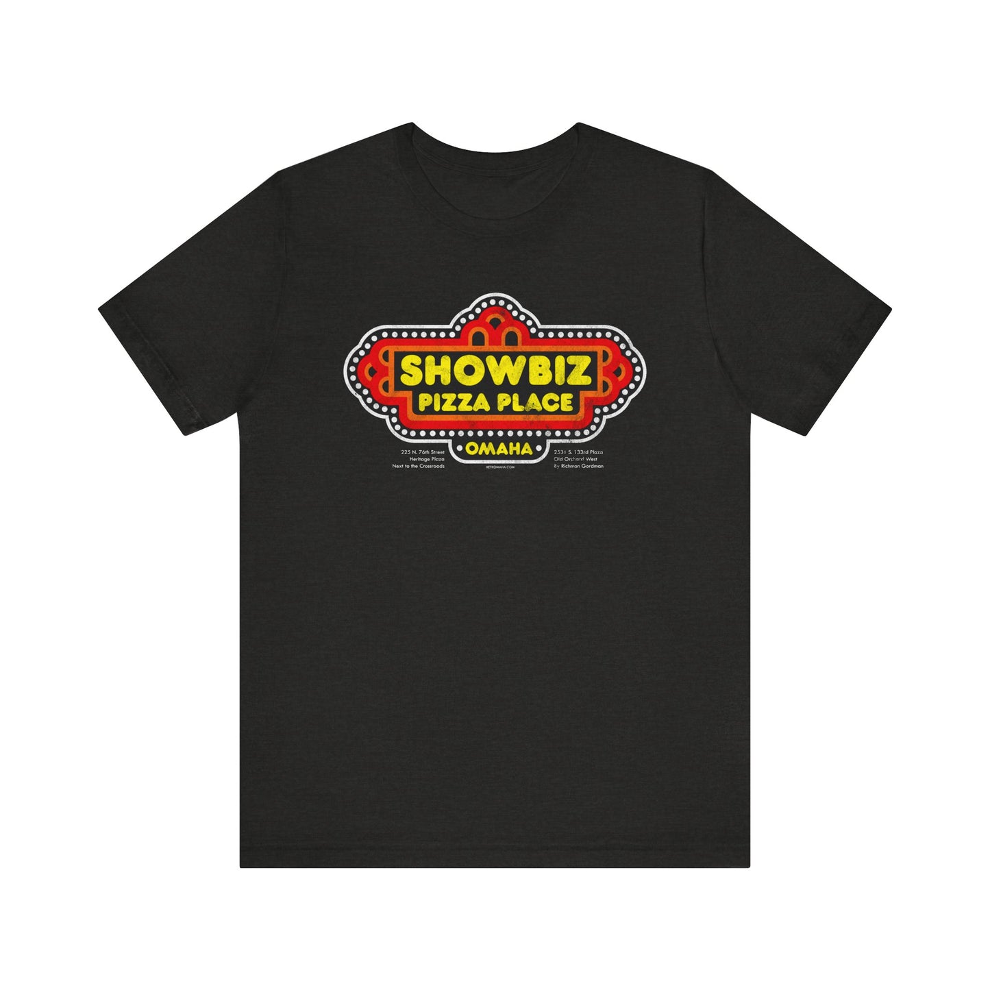 SHOWBIZ PIZZA PLACE Unisex Jersey Short Sleeve Tee